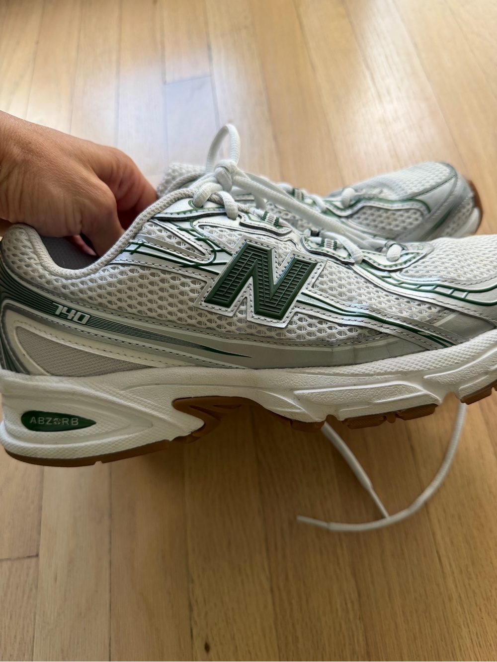 New Balance 740 green/ gray size 10 - Picture 6 of 10